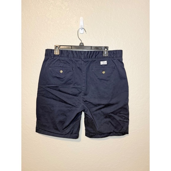 Vineyard Vines Mens Navy Blue Shorts Classic Chino Flat Front Casual Size 34 - Picture 2 of 4